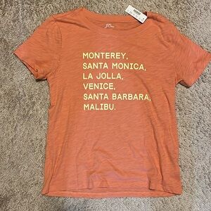 New JCREW Graphic Tee - Size M
